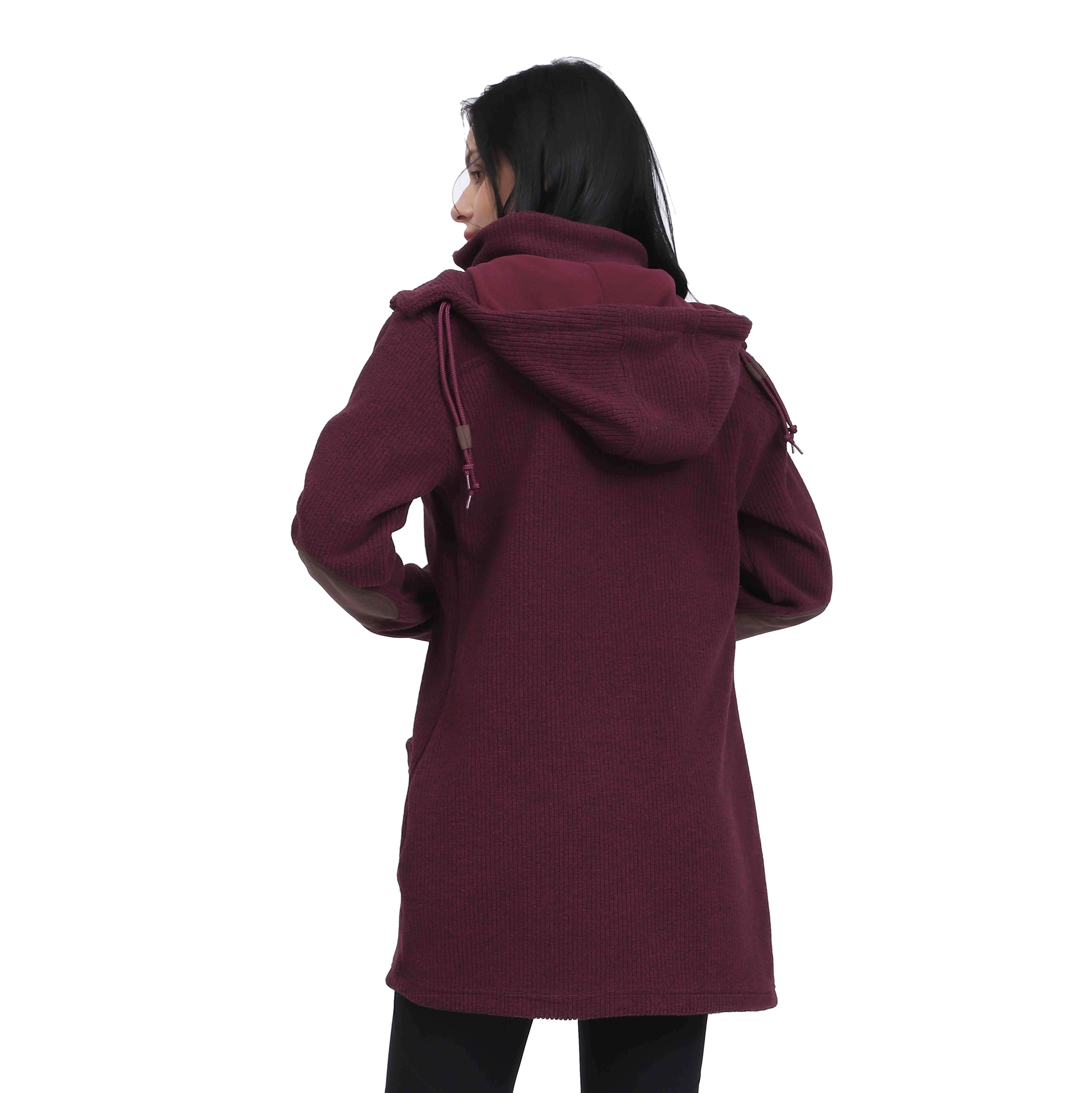 Cordon d'hiver pour femmes Ardemas de manteau de corne mignon chaud mignon