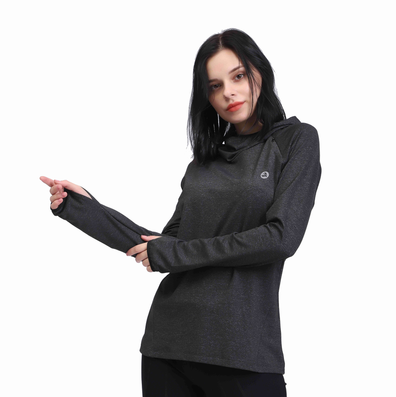 Counage de capot pour femmes à la fermeture à glissière Running Pullover Pullover 