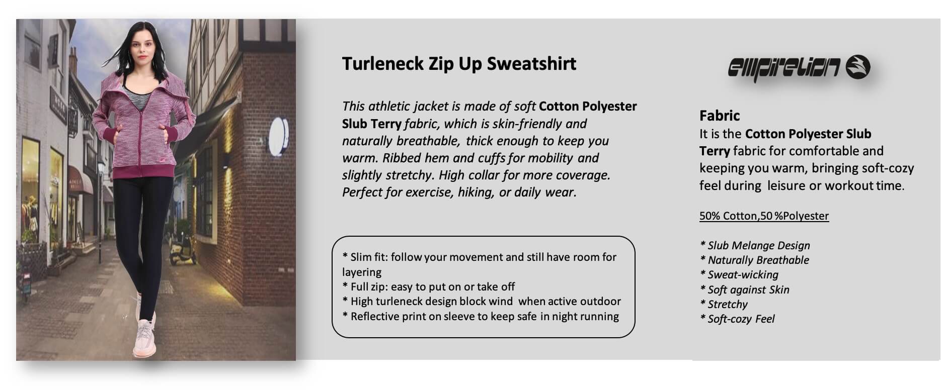 Veste de turleneck de capuchon