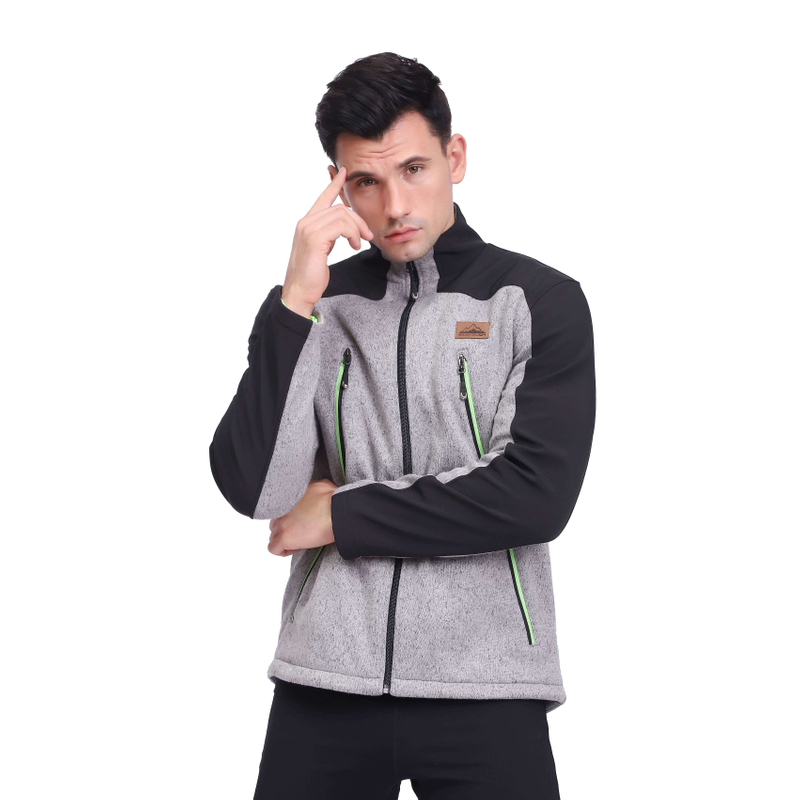 Veste sweat-shirt coupe-vent Softshell thermique Warm Up pour homme