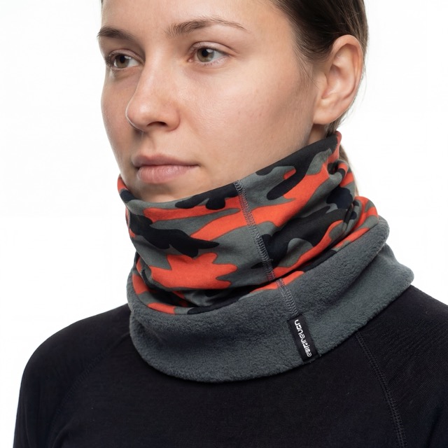 Cache-cou en polaire coupe-vent pour homme et femme