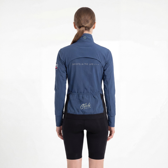 Veste de cyclisme coupe-vent pour femme