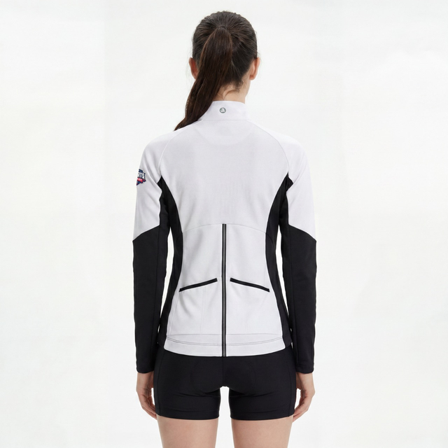 Veste de sport à bordure réfléchissante avec blocs de couleurs pour femmes