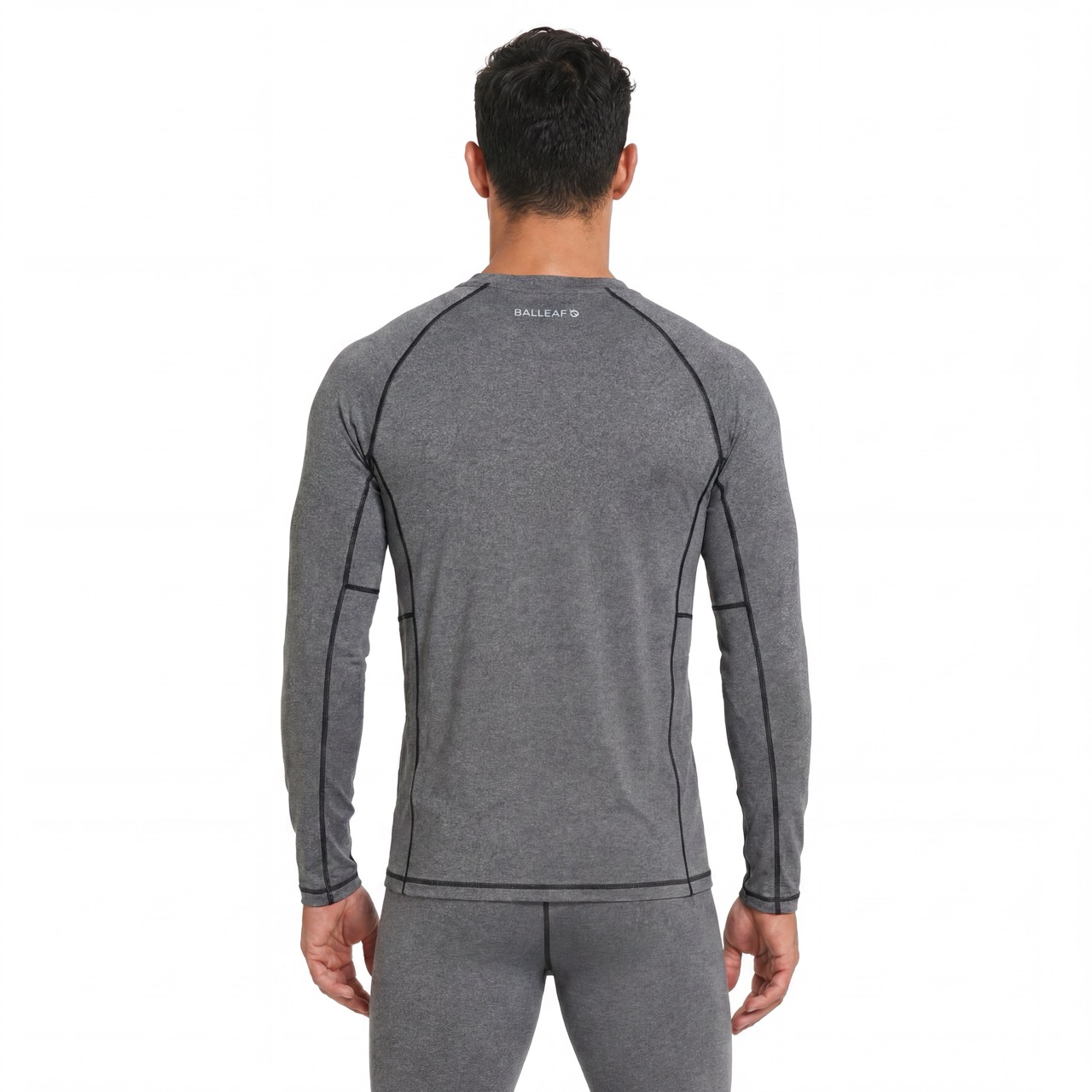 Sous-vêtements thermiques pour hommes, couche de base longue, intérieur en polaire, haut et bas, ensemble de 2 pièces