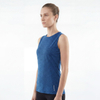 Gilet de course à panneaux en maille pour femmes