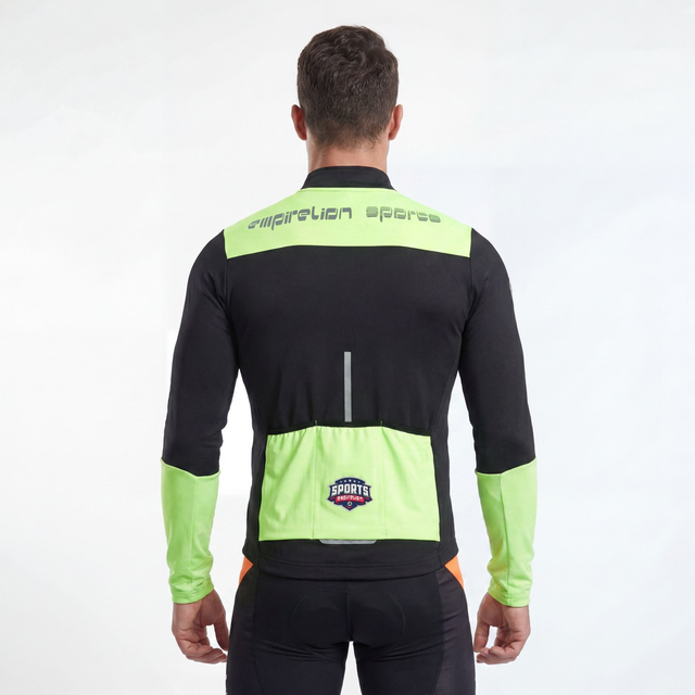 Veste de cyclisme d'épaisseur moyenne Fluro Color Block