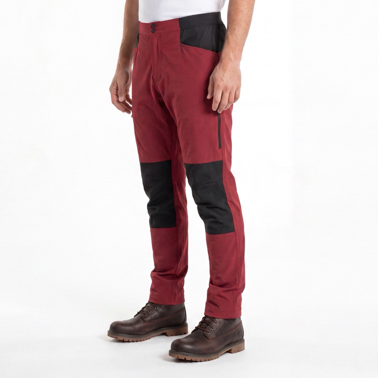 Pantalon Sonw de sport pour hommes, pantalon de Trekking à blocs de couleurs