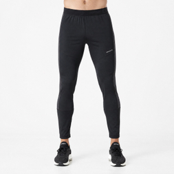 Pantalon de compression actif à bordures réfléchissantes pour hommes