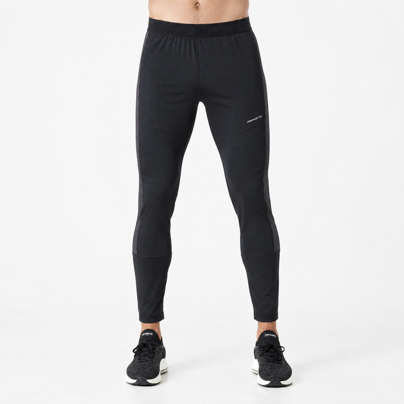 Pantalon de compression actif à bordures réfléchissantes pour hommes