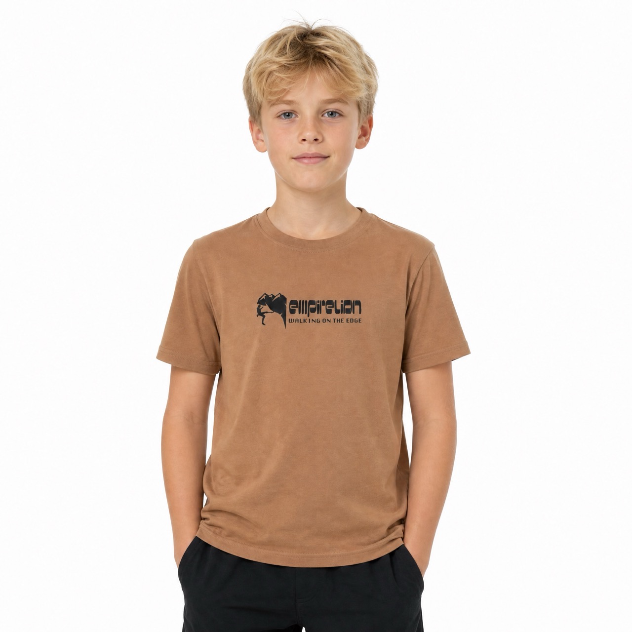 T-shirt à manches courtes pour garçons, escalade