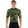 Maillot de cyclisme de poids moyen à manches courtes et impression numérique