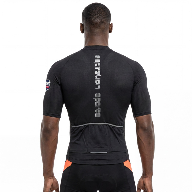 Mid Weight Panel Raglan Short-sleeved Tonal Design Cycling Jersey