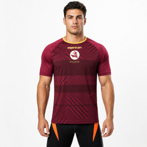 T-shirt avec logo de maillot de football imprimé pour hommes