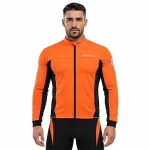 Veste de cyclisme en jersey de poids moyen pour hommes 