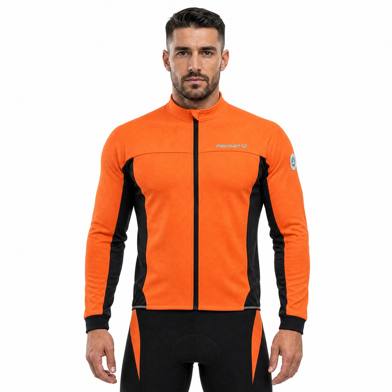 Veste de cyclisme en jersey de poids moyen pour hommes 