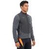 Veste de cyclisme en polaire chaude avec panneaux rembourrés pour hommes