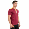 T-shirt en jersey de football à col en V pour hommes