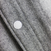 Vestes de baseball de contraste de laine pour hommes avec boutons