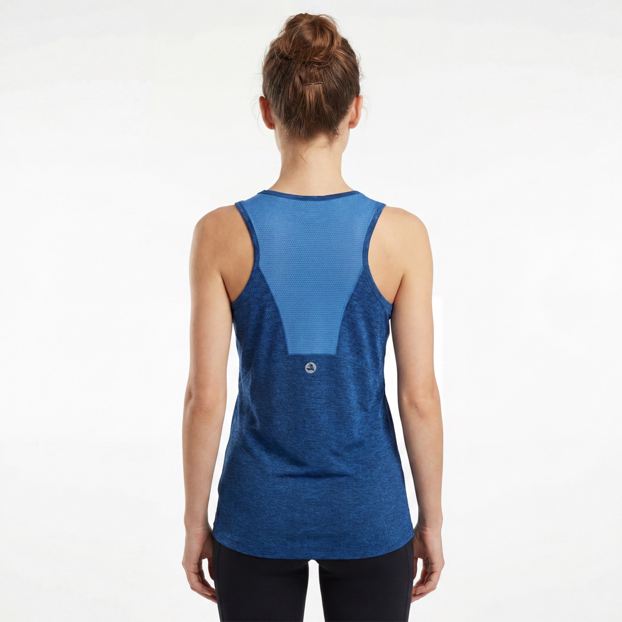Gilet de course à panneaux en maille pour femmes