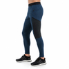 Pantalon à blocs de couleur en laine mérinos pour hommes
