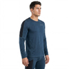 Hauts à blocs de couleur en laine mérinos pour hommes