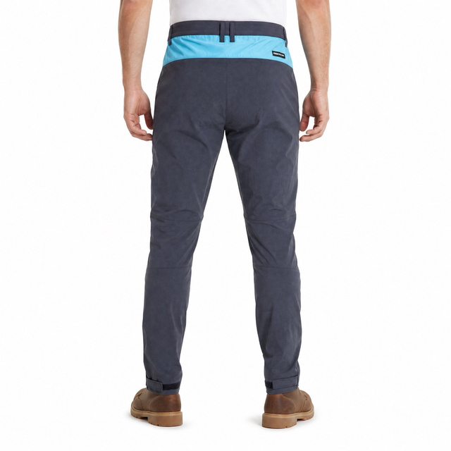 Pantalons chauds aux genoux pour hommes Pantalons de trekking à blocs de couleurs
