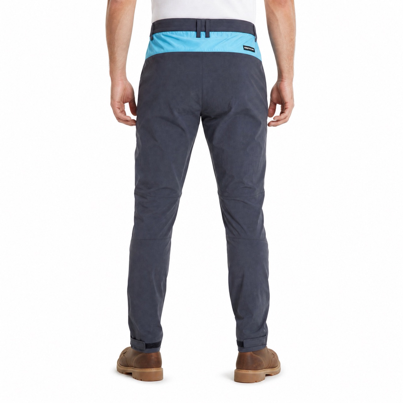 Pantalons chauds aux genoux pour hommes Pantalons de trekking à blocs de couleurs