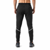 Pantalon actif avec ceinture élastique étirée pour hommes, blocs de couleurs, bordures réfléchissantes