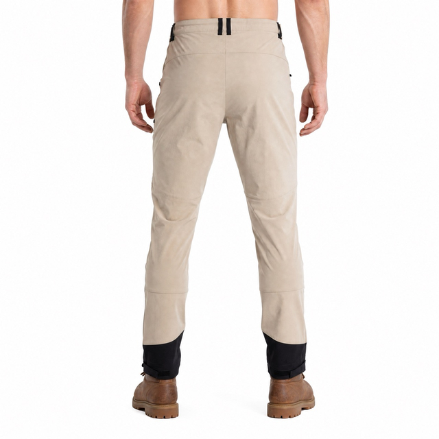Pantalon de randonnée léger pour hommes Pantalon de trekking respirant à panneau élégant