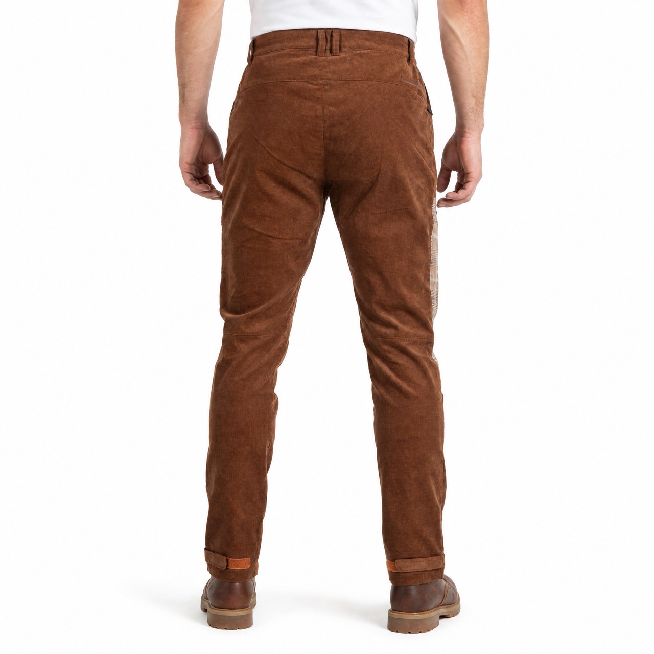 Pantalon de randonnée à panneaux en velours côtelé pour hommes