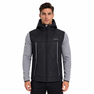 Veste lourde matelassée coupe-vent pour homme, chaude, pour l'hiver, la randonnée et l'extérieur