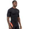Mid Weight Panel Raglan Short-sleeved Tonal Design Cycling Jersey