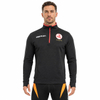 Hauts de sport à demi-zip et passepoil pour hommes