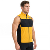 Gilet de cyclisme coupe-vent imperméable à doublure polaire