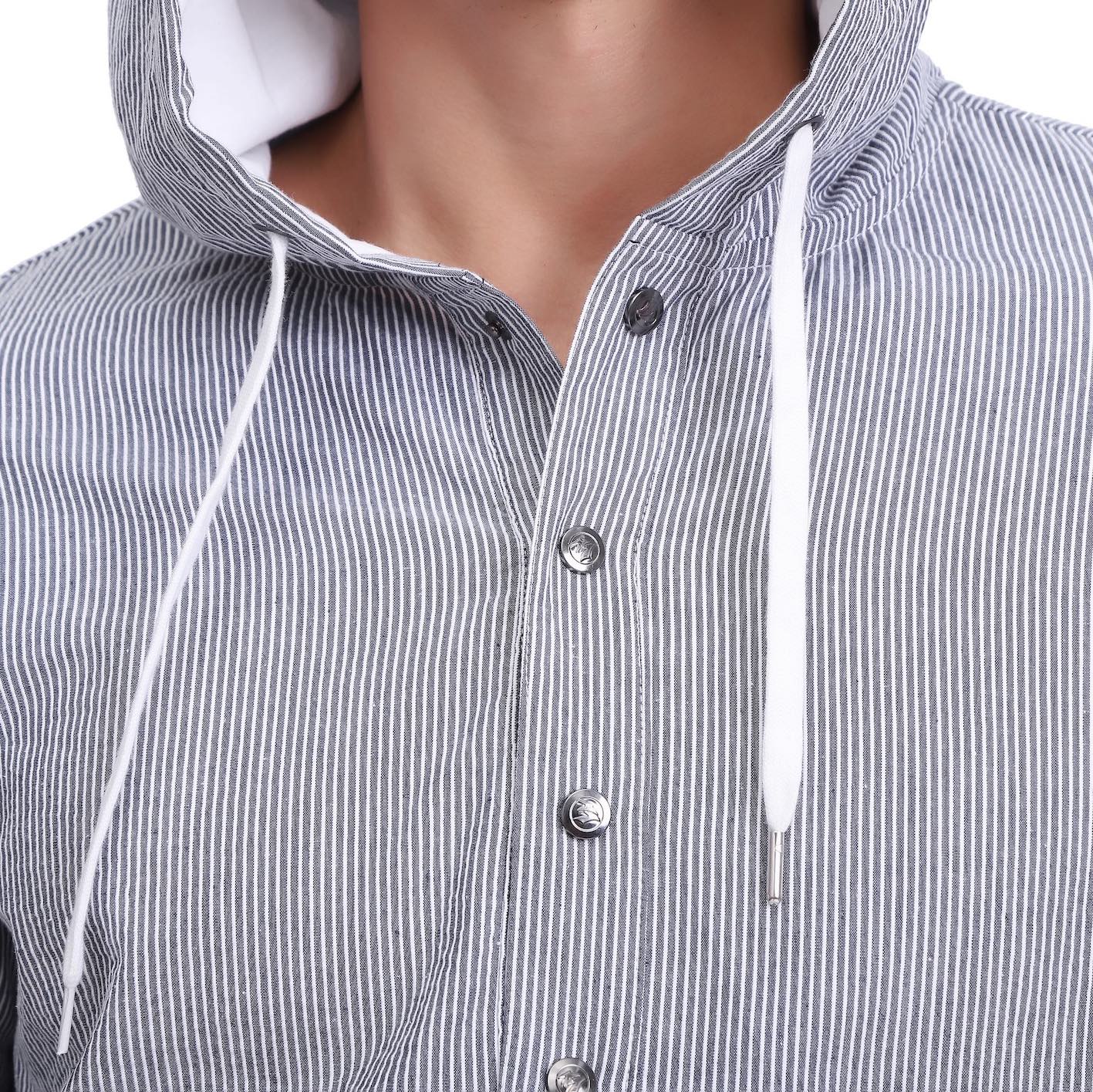 Chemise à sweat à sweat à rayures pour hommes Randonnée de pêche sportive Top décontracté