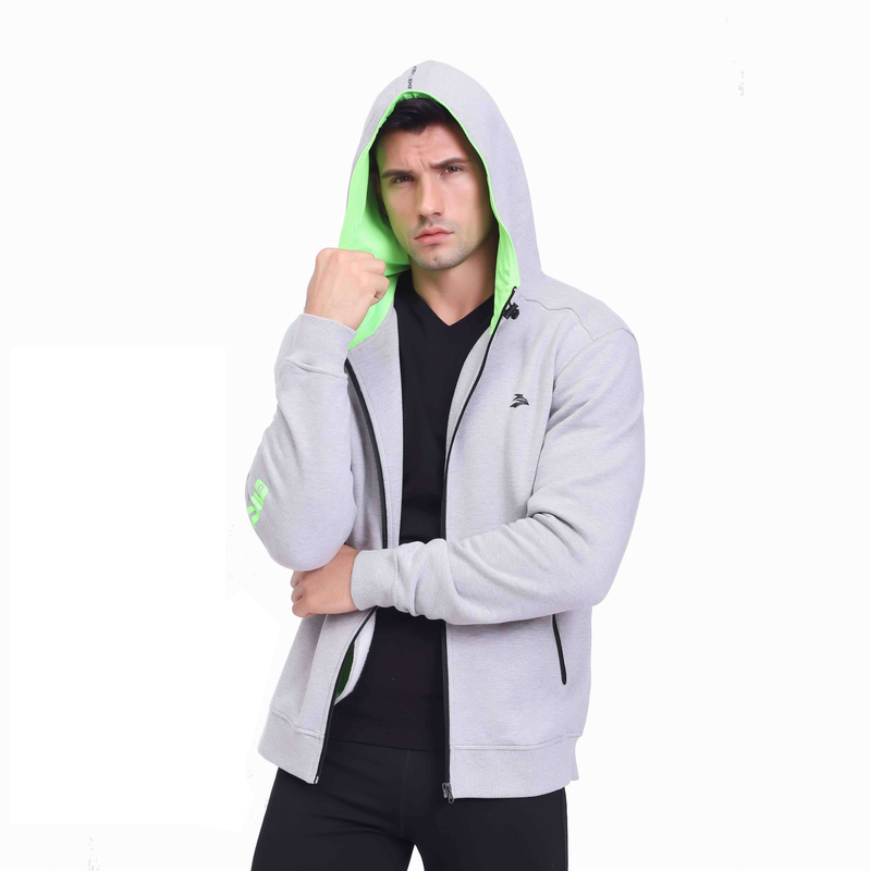 Sweats à capuche pour hommes Poches zippées Cordons de serrage Sweat-shirts zippés &nbsp;