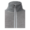 Hommes Légers Gris Sports Casual Tops Full Zip Manches Longues Vestes Courtes