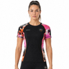 VMTR T-shirt à manches courtes et col rond pour femme