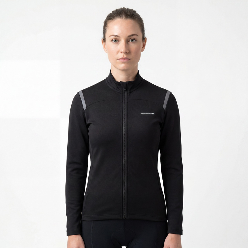 Veste de cyclisme à bordures réfléchissantes pour femme