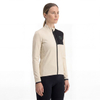 Veste de cyclisme avec poche et bordure en maille pour femme