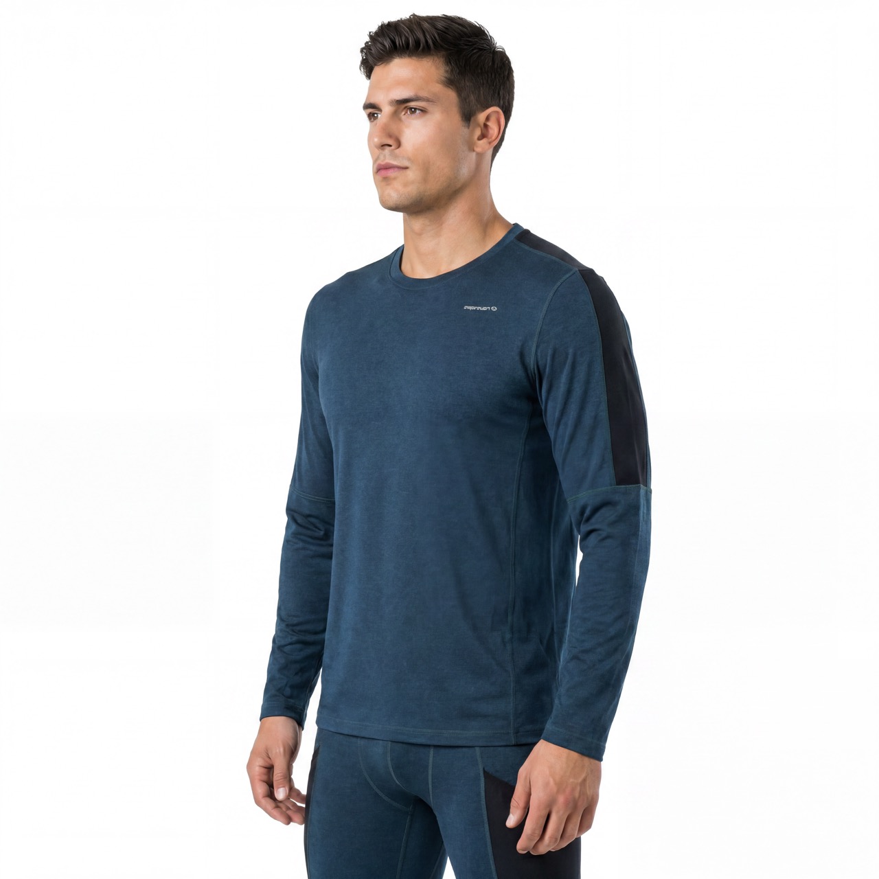 Hauts à blocs de couleur en laine mérinos pour hommes