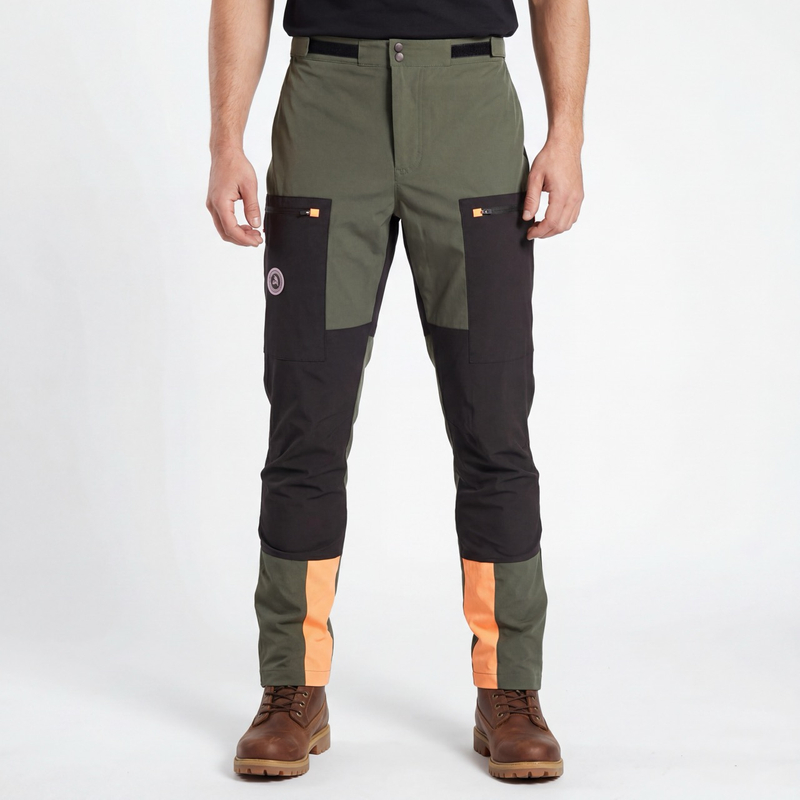 Pantalon de randonnée et de trekking avec panneaux de taille réglables pour hommes