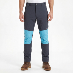 Pantalons chauds aux genoux pour hommes Pantalons de trekking à blocs de couleurs