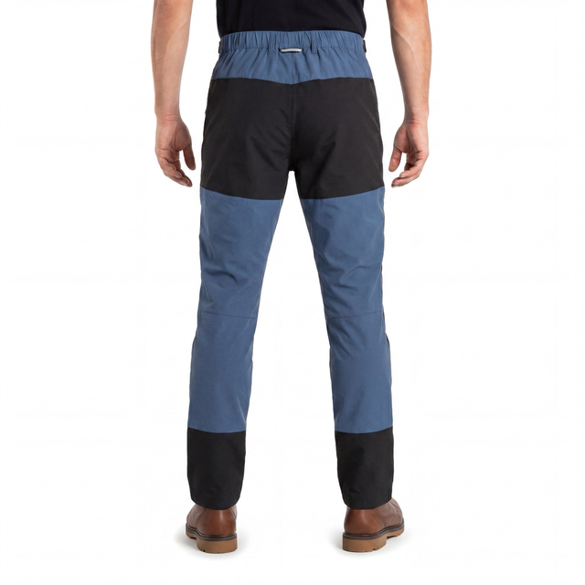 Pantalon de randonnée à ouverture zippée sur tout le côté pour homme Pantalon de neige à blocs de couleurs