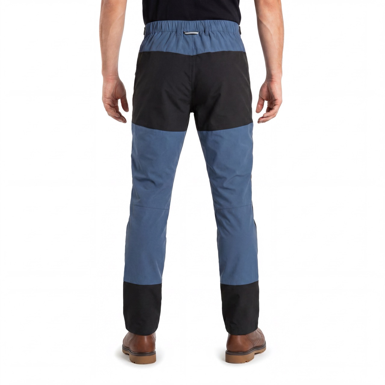 Pantalon de randonnée à ouverture zippée sur tout le côté pour homme Pantalon de neige à blocs de couleurs