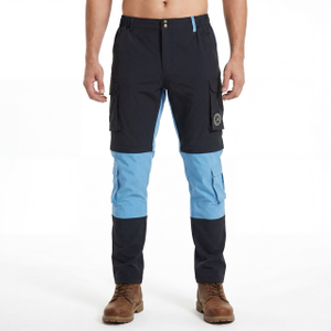 Pantalon de randonnée zippé pour homme avec 5 poches plaquées