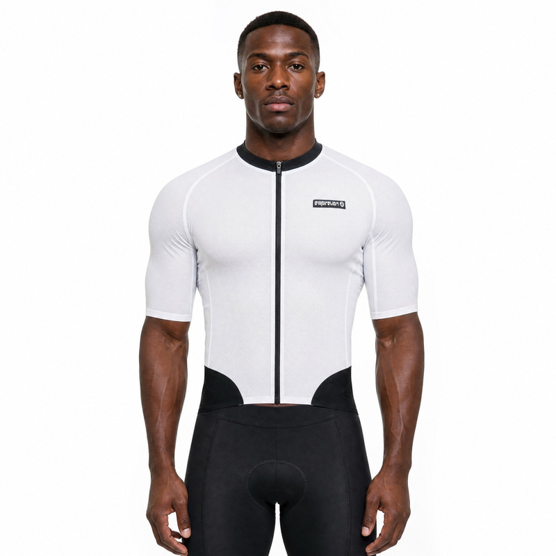 Maillot de cyclisme léger en maille d'été