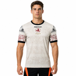 T-shirt de sport à imprimé complet pour hommes