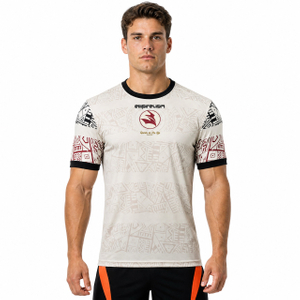 T-shirt de sport à imprimé complet pour hommes