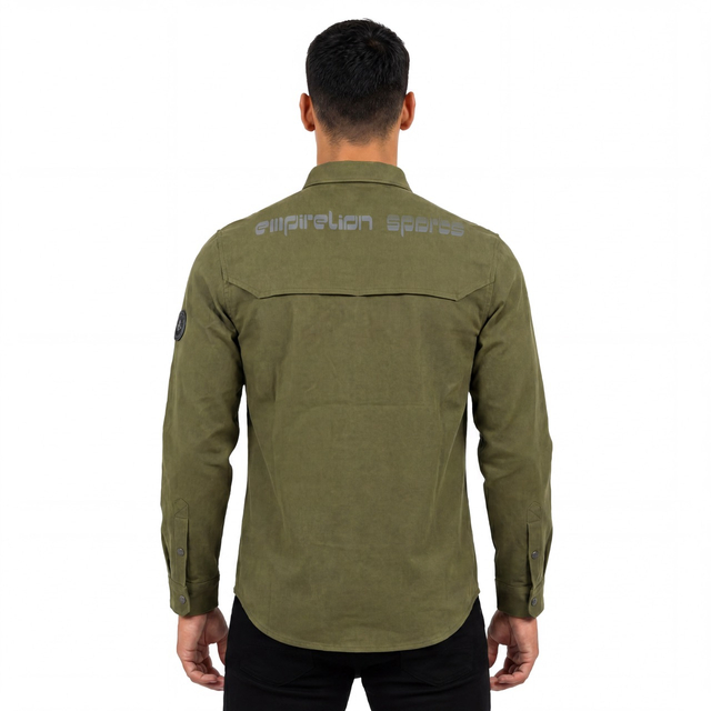 Chemise de trekking réfléchissante avec poche zippée scellée pour homme